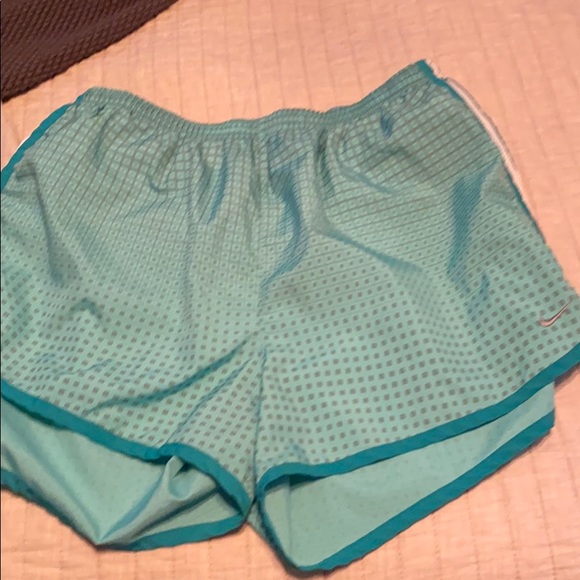 Turquoise Running Shorts
